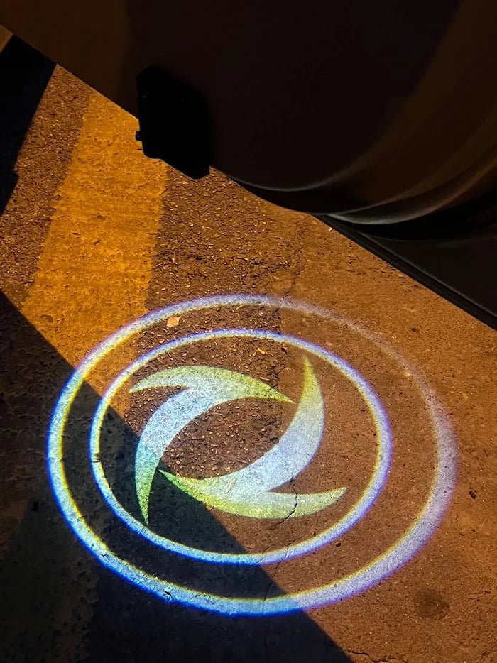 Wireless Car Welcome Door Logo Light – Battery Powered LED Projector
