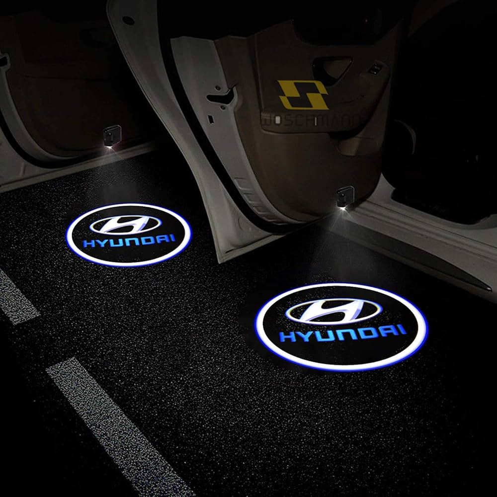 Wireless Car Welcome Door Logo Light – Battery Powered LED Projector