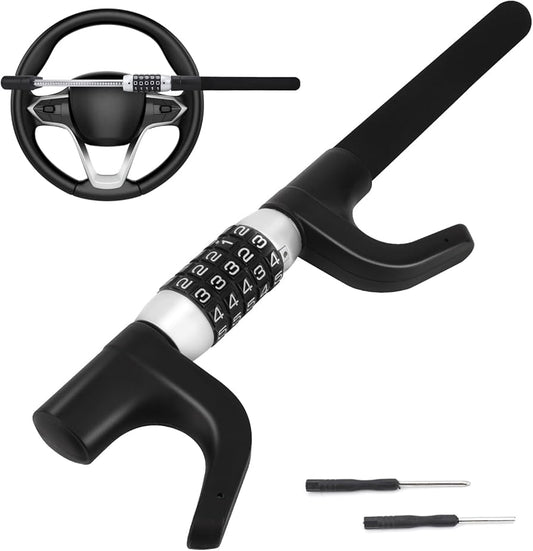 Anti-Theft 5-Digit Password Steering Wheel Lock