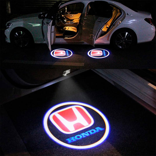 Wireless Car Welcome Door Logo Light – Battery Powered LED Projector