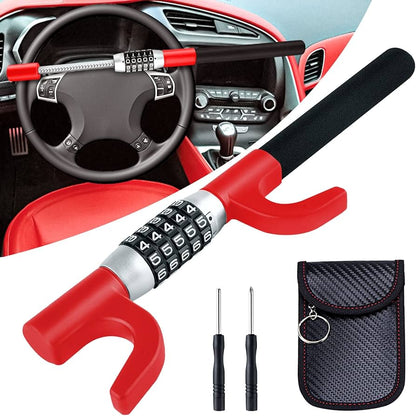 Anti-Theft 5-Digit Password Steering Wheel Lock